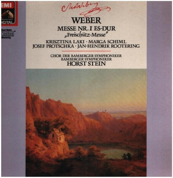 LP Weber Mass Nr. 1 Es-Dur Freischutz-Messe DMM Near Mint EMI Electrola