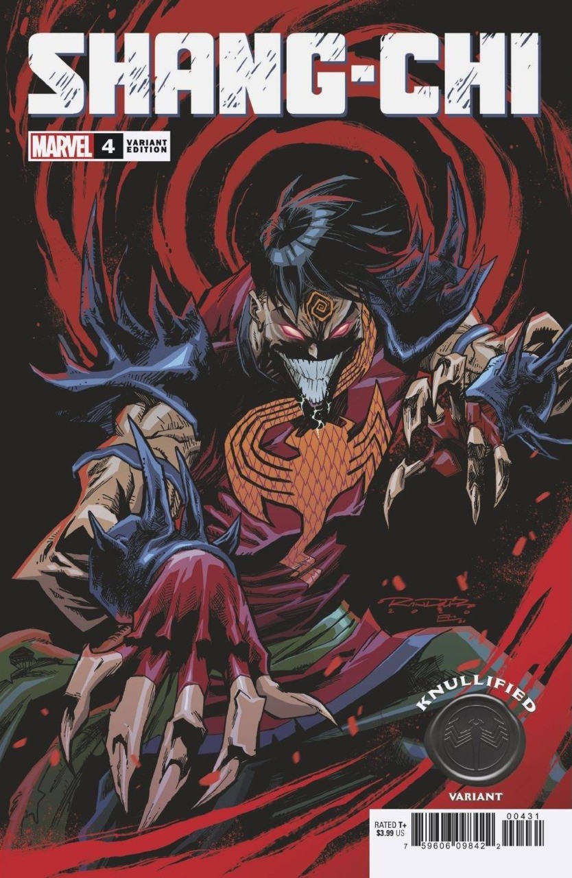 SHANG-CHI #4C ~ KNULLIFIED Var. Cvr by Randolph & Lopez  / VGC 9.4 NearMint 2020