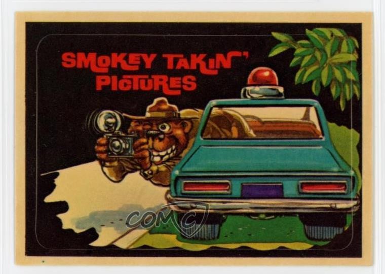 1978 Donruss Convoy Code CB Stickers Smokey Takin' Pictures #20 1tr0