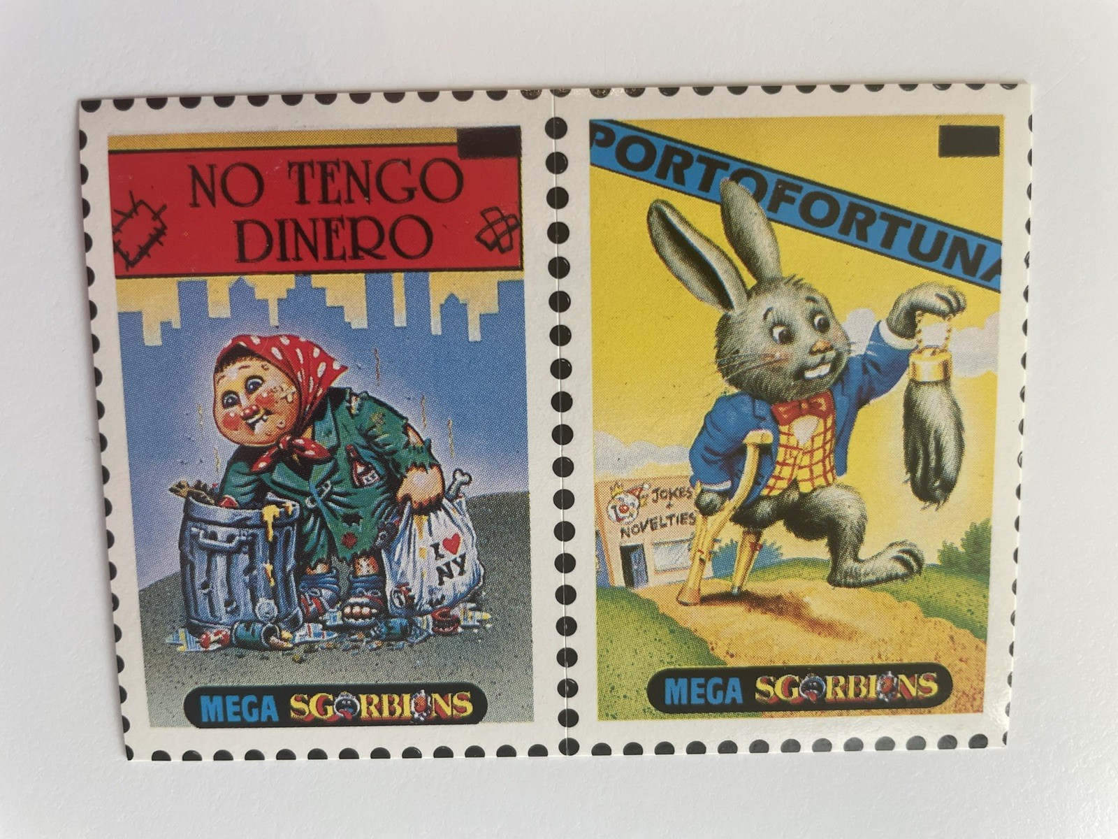 Mitici I Sgorbions Ashley Can 1990 / Lucky Lew secchio spazzatura italiano bambini