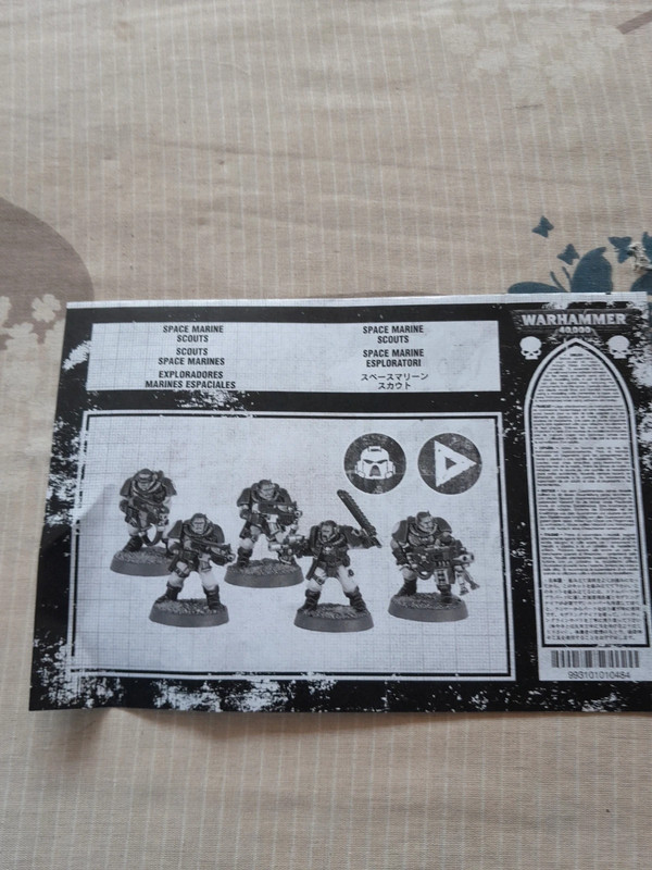 Warhammer 40.000 Space Marine Scouts