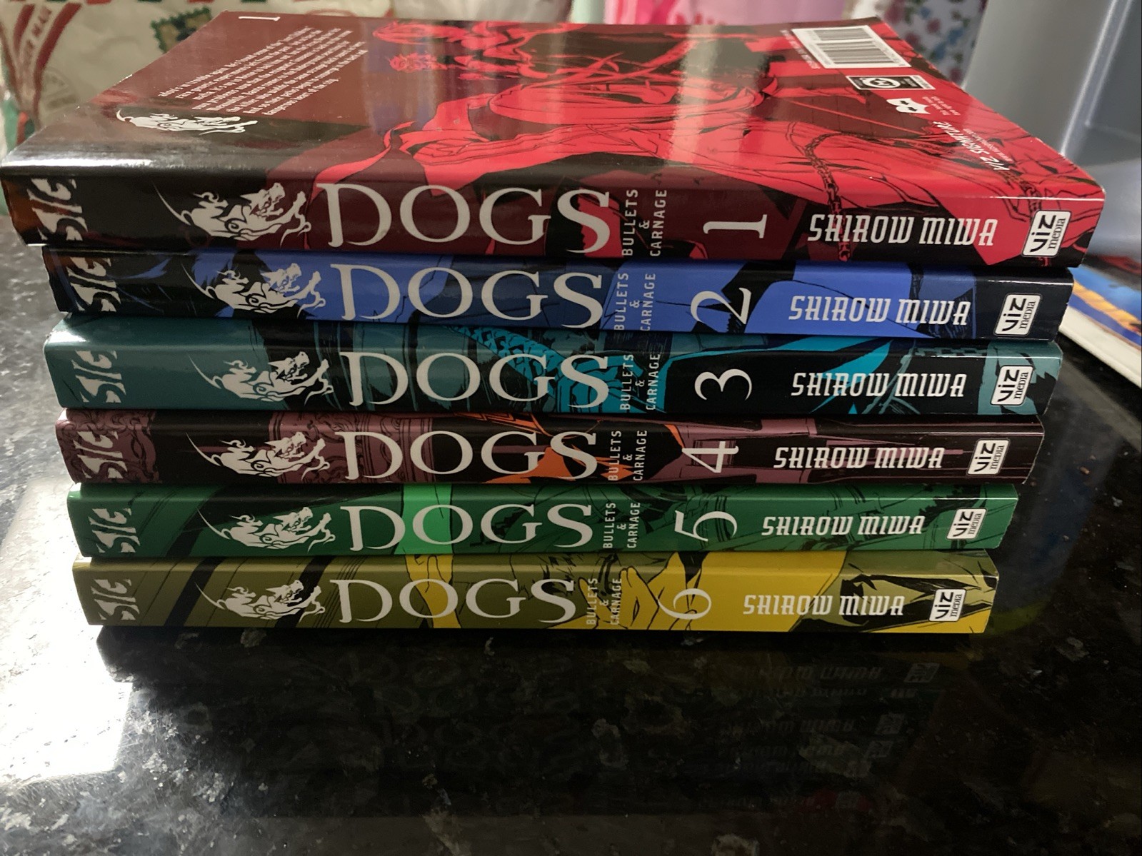 Cani: proiettili e carneficina manga incompleto vol 1-6