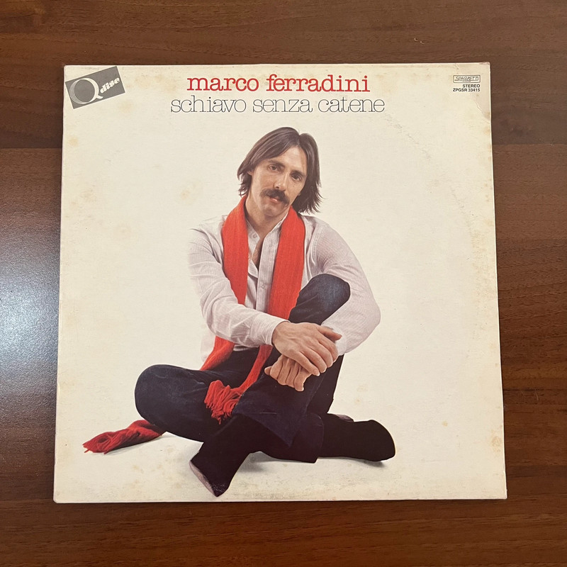 LP Marco Ferradini - Schiavo Senza Catene zpgsr 33415 Musica Italiana Vinile