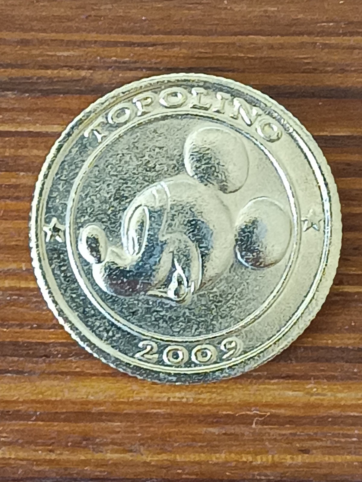 MONETA DISNEY : BANCA DI TOPOLINIA Topolino 1 dollaro 2009 Vintage Collezione