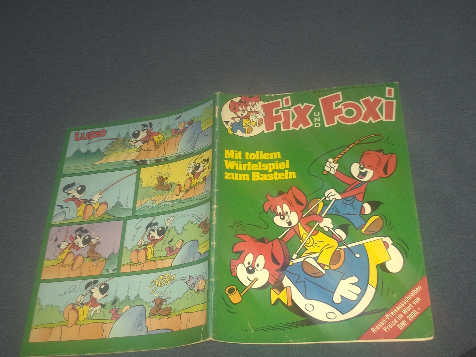 FIX E FOXI FUMETTO QUADERNO 30° ANNO VOLUME N.50/1982 + FOGLIO FAI DA TE