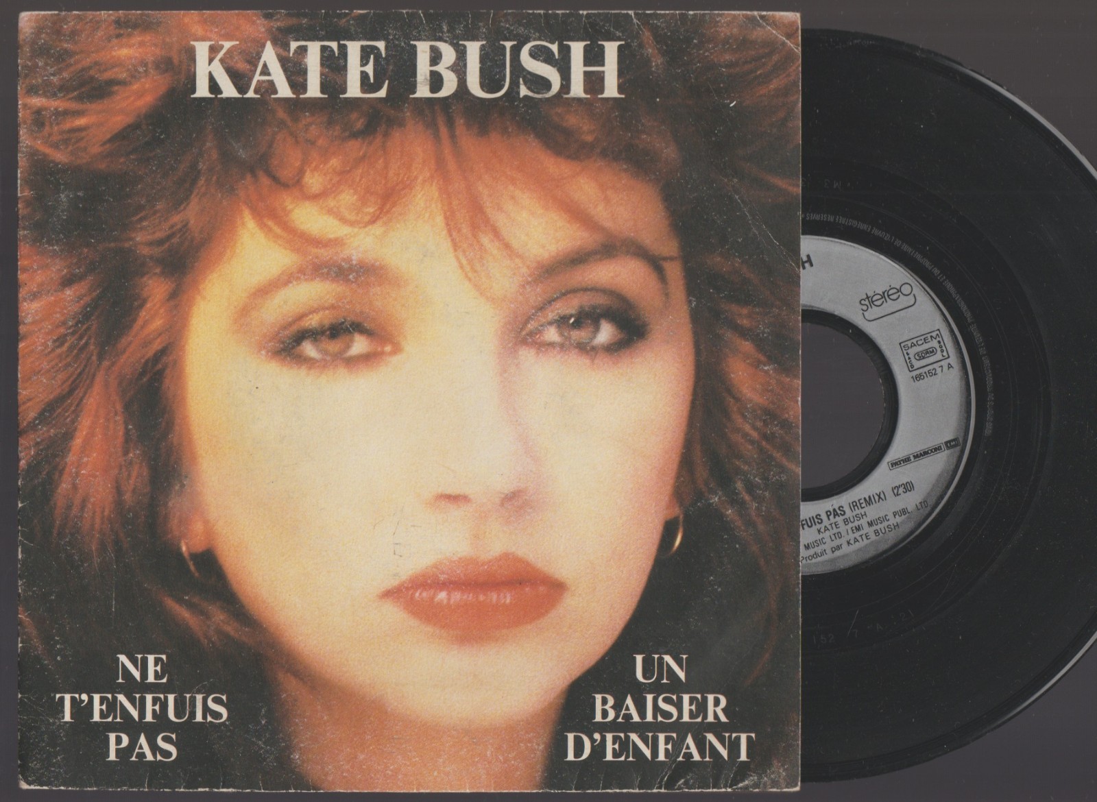 Kate Bush Ne T'enfuis Pas 45 Tours 7" Inch - France 1983 - Madcjay