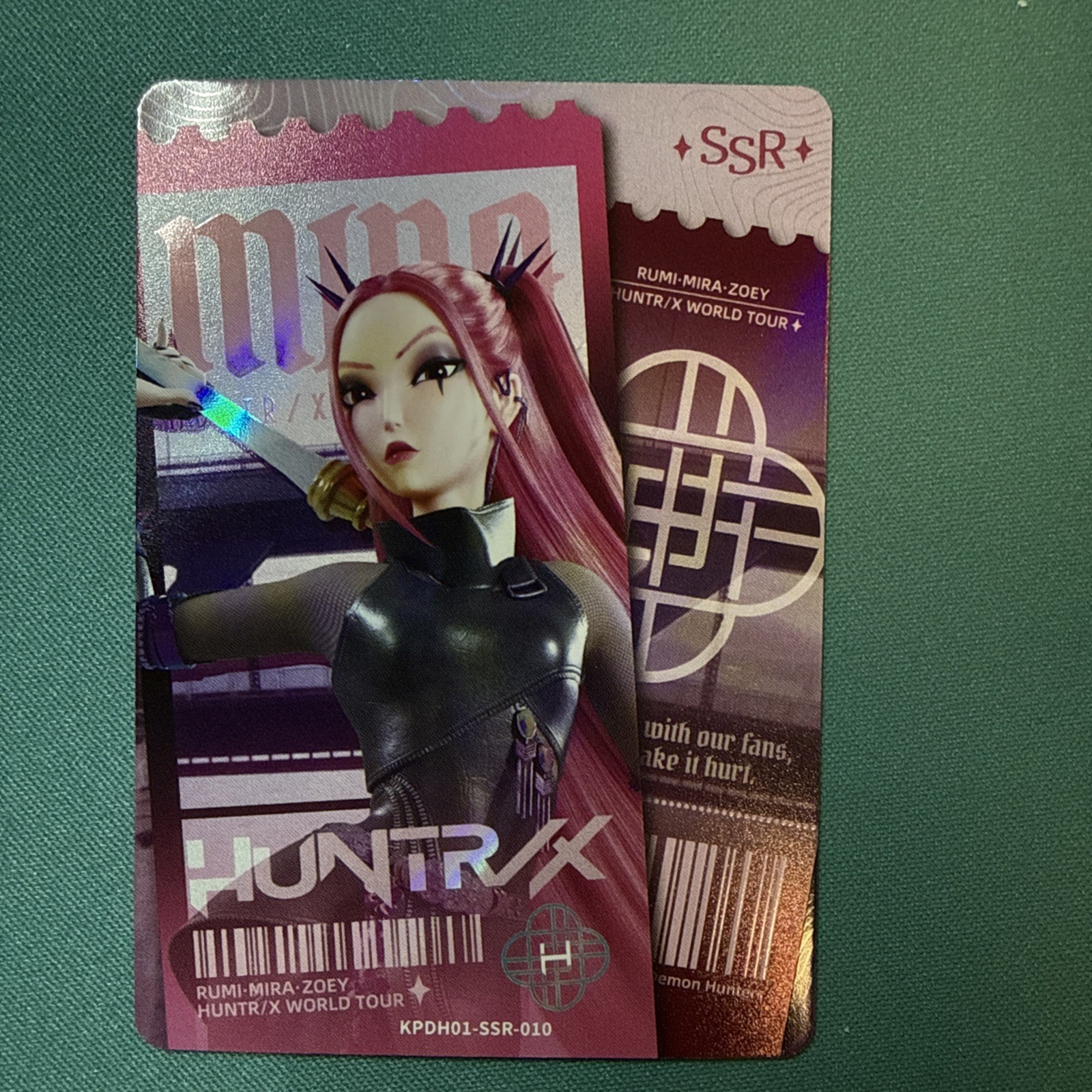 Kayou KPop Demon Hunters HUNTR/X Mira KPDH01-SSR-010 SSR Card