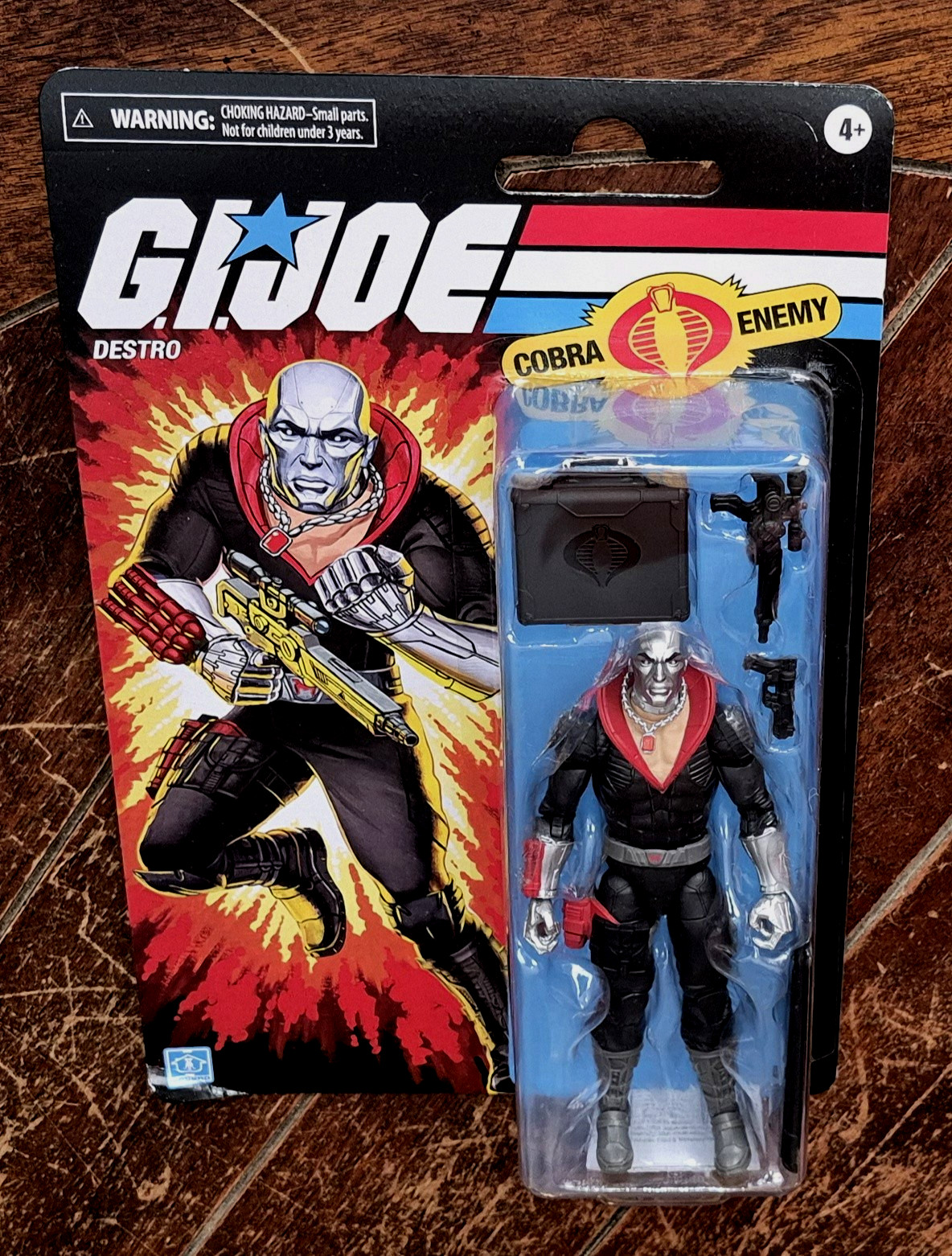 G.I. Joe Cobra Enemy: Modellino DESTRO 6" con accessori (2022, Hasbro)