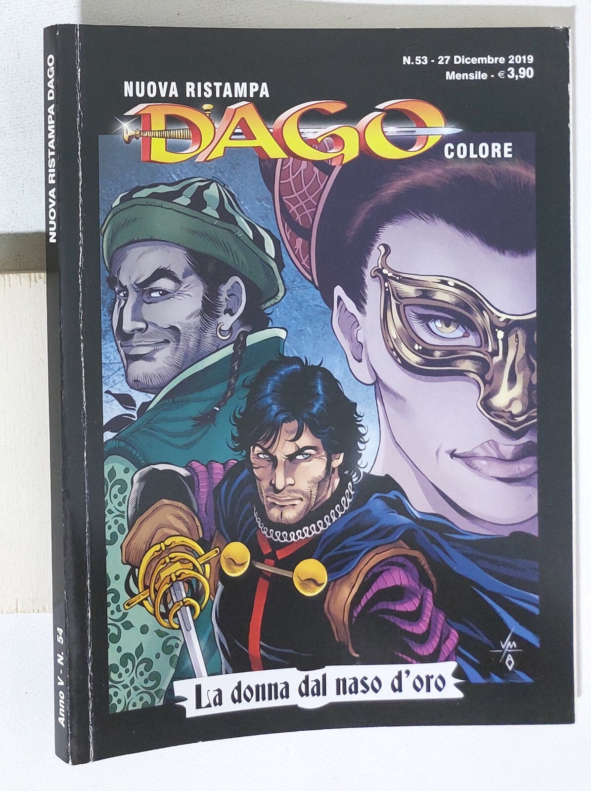 48031 DAGO Nuova Ristampa a. V n. 53 - La donna dal naso d'oro - Aurea 2019