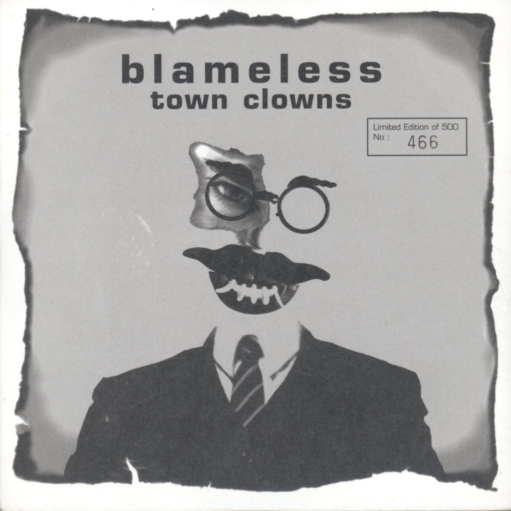 Blameless Town Clowns Vinile 7" 1994 China UK WOK2046 Pic Sleeve 45 RPM VG+