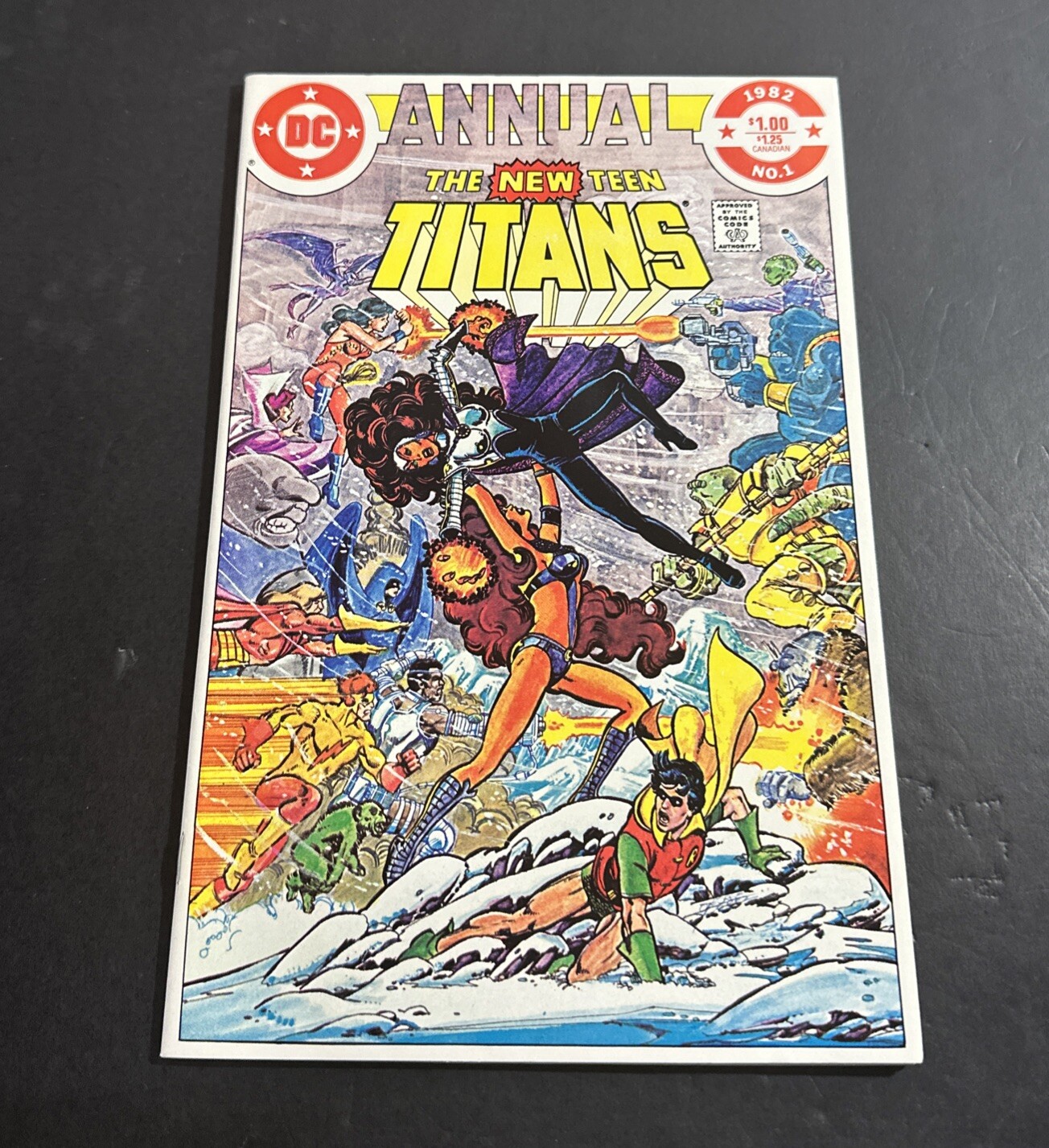 Nuovo TEEN TITANS Annuale #1 Perez DC Comics 1982 Vf Mm22 B
