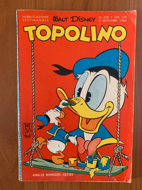 Topolino n. 458 - Arnoldo Mondadori Editore - 6 Settembre 1964