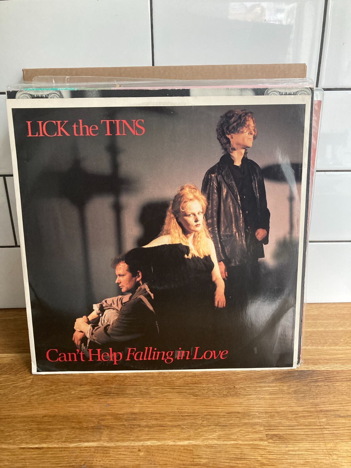 Lick The Tins - Can't Help Falling In Love - Eighties Pop 12" vinyl record