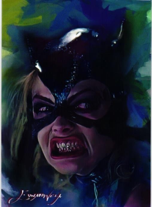 Carta Catwoman 2021 Autentica Artista Firmata Edizione Limitata 43 di 50