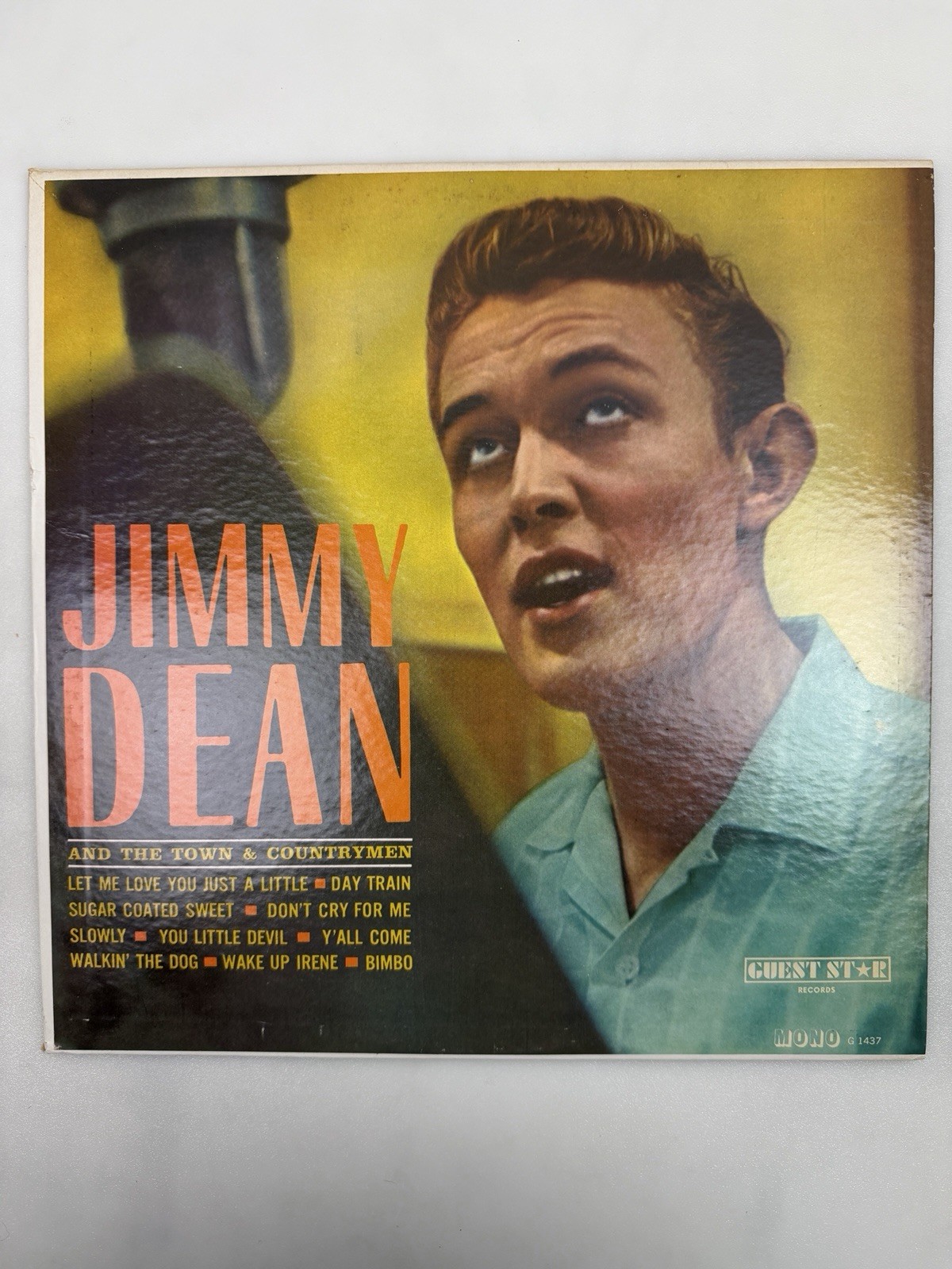 Jimmy Dean & The Town and Countrymen LP Guest Star G 1437 Mono Country Vinyl