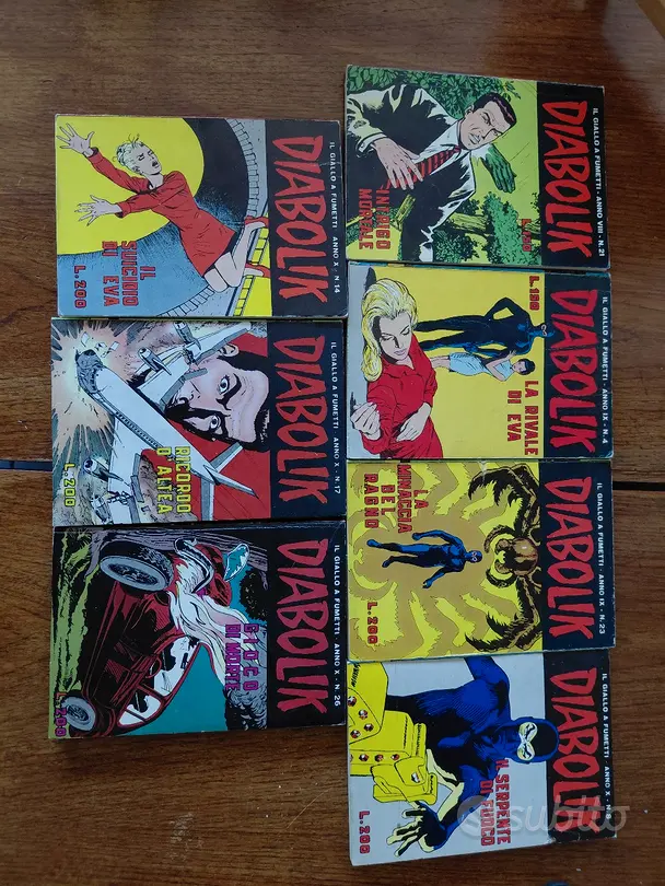 diabolik fumetto originale