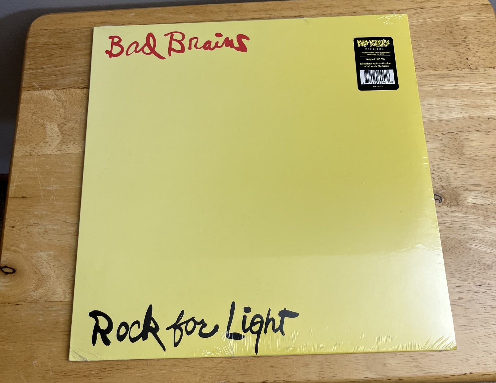 Rock for Light by Bad Brains (Vinyl, Oct-2021, ORG Music)  sealed