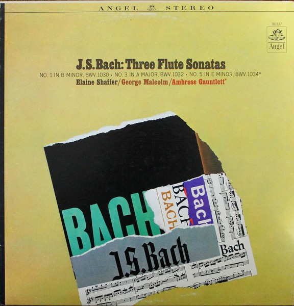 Elaine Shaffer / George Malcolm / Ambrose Gauntlett, Johann Sebastian Bach, Thre