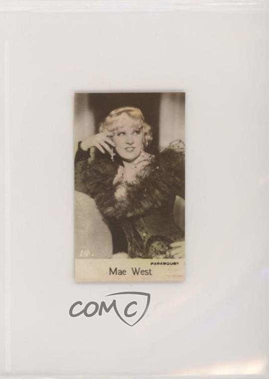1935 Bridgewater Film Stars 4a serie Mae West #14 0a3