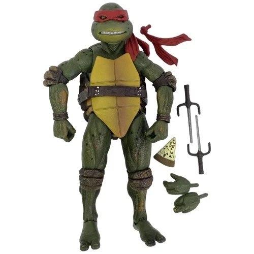 Teenage Mutant Ninja Turtles Movie Raphael Action Figure NECA With Box