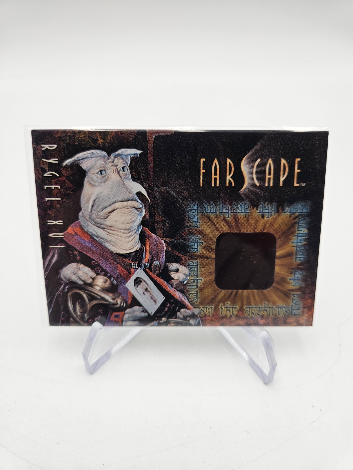Farscape Rygel XVI Costume Materiale Inserto Trading Card C5 Renon