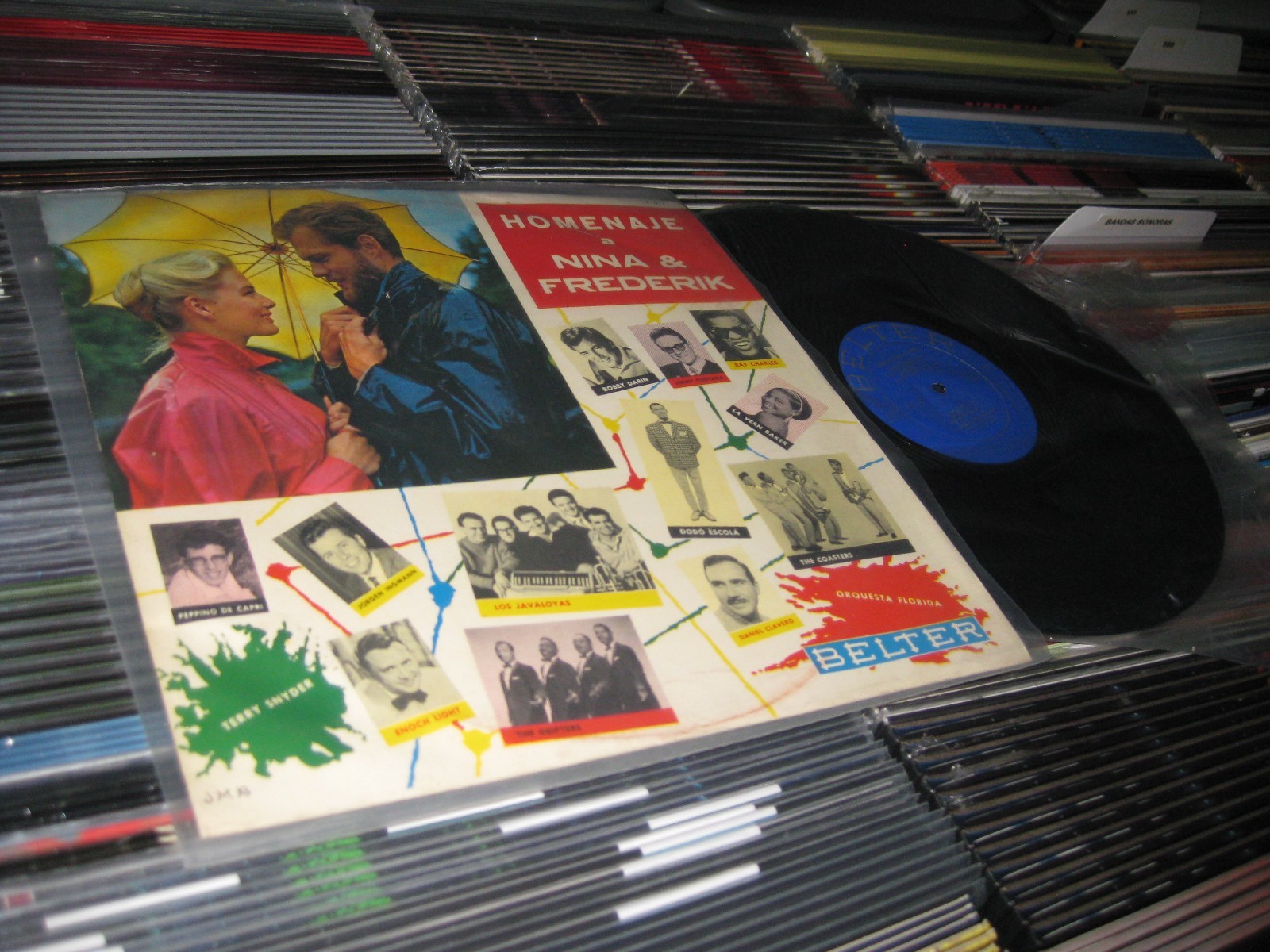 Omaggio A Nina & Frederik LP Spagnolo The Drifters Coasters Javaloyas