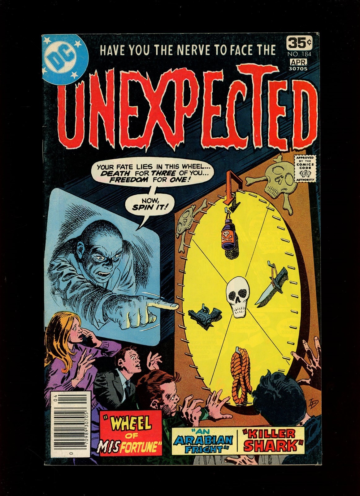 Unexpected #184 1978 VF- 7.5 High Definition Scans**