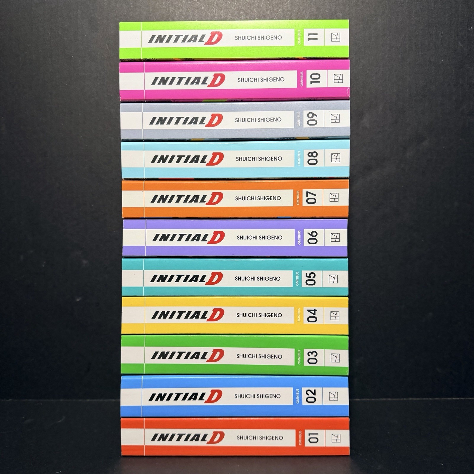 Initial D Manga Omnibus 1-11 (include volumi 1-22) nuovo inglese autentico