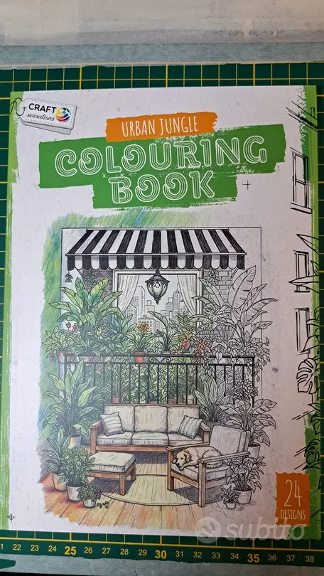 Libro da Colorare per Adulti Urban Jungle