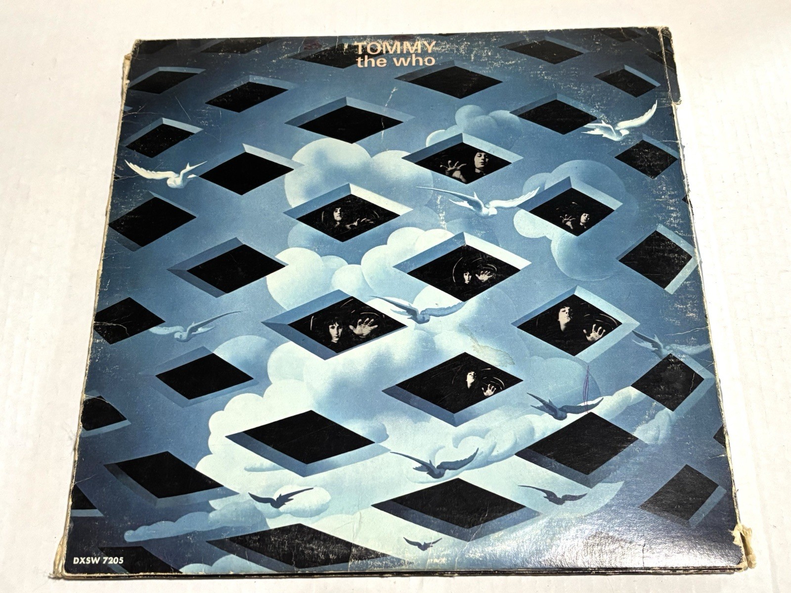THE WHO TOMMY 2-LP SET VINYL RECORD TRI-FOLD DECCA