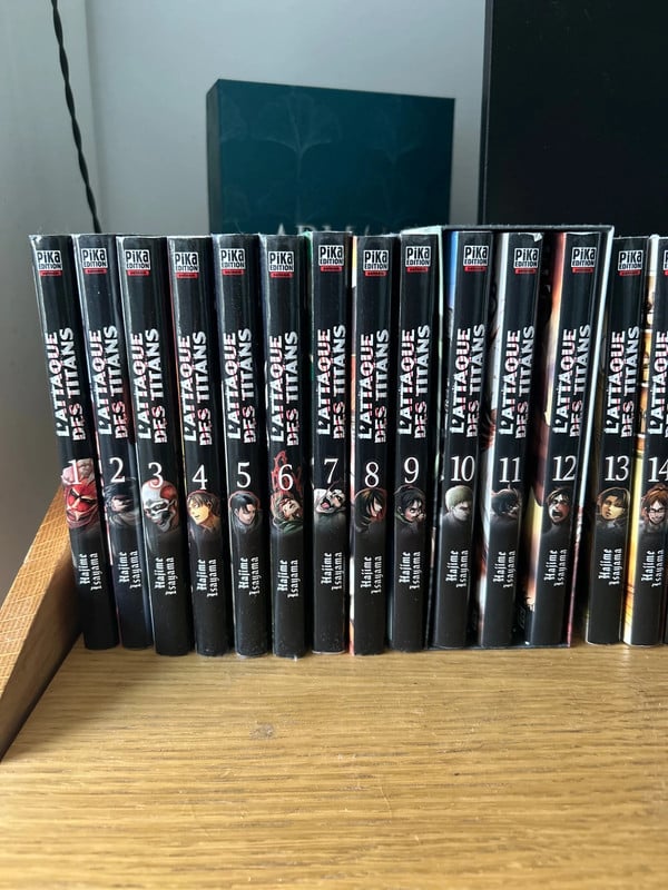 Manga l’attaque des titans tomes 1 à 34