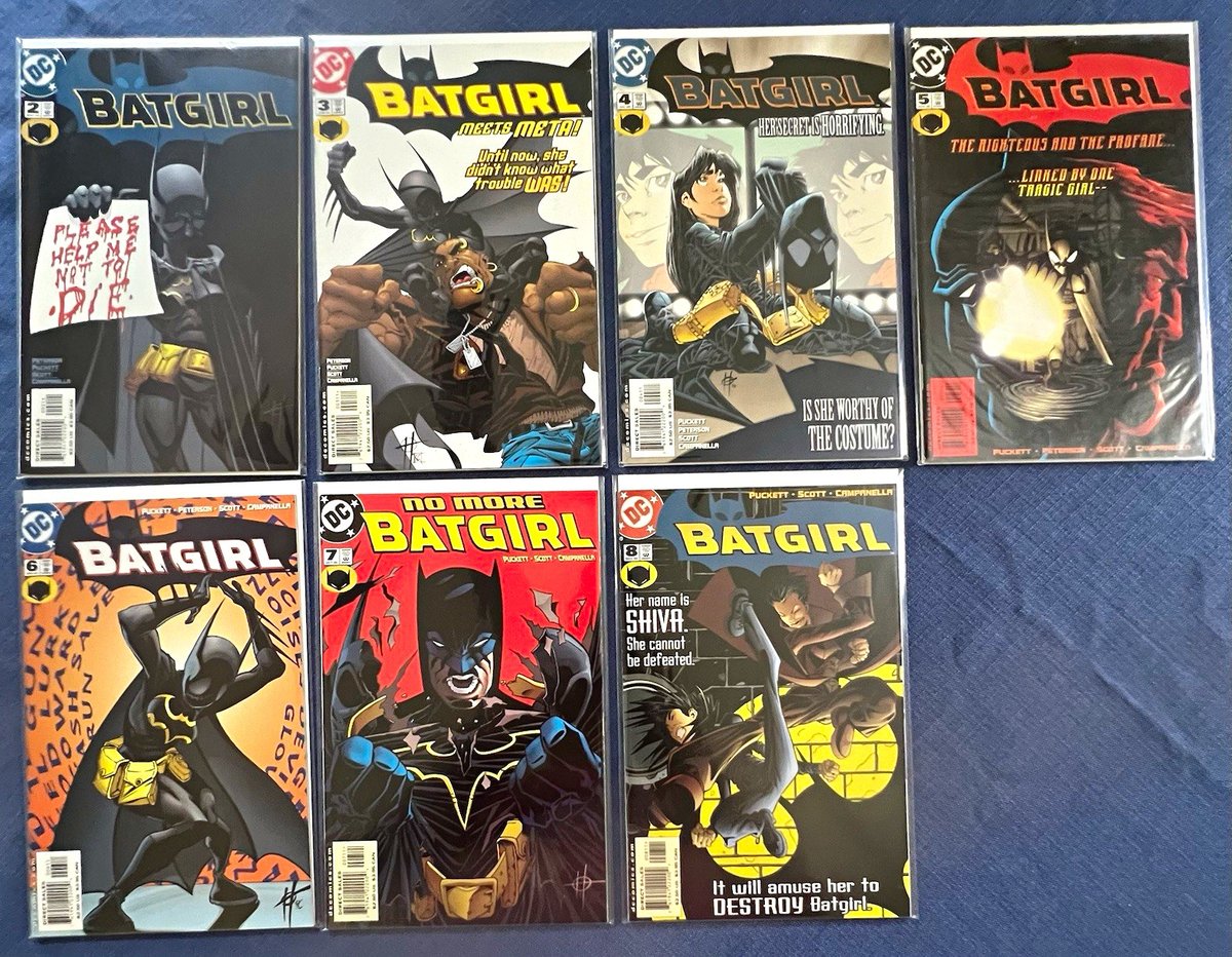 Lotto fumetti DC Comics Batgirl (2000) #2-8 Peterson Puckett Scott
