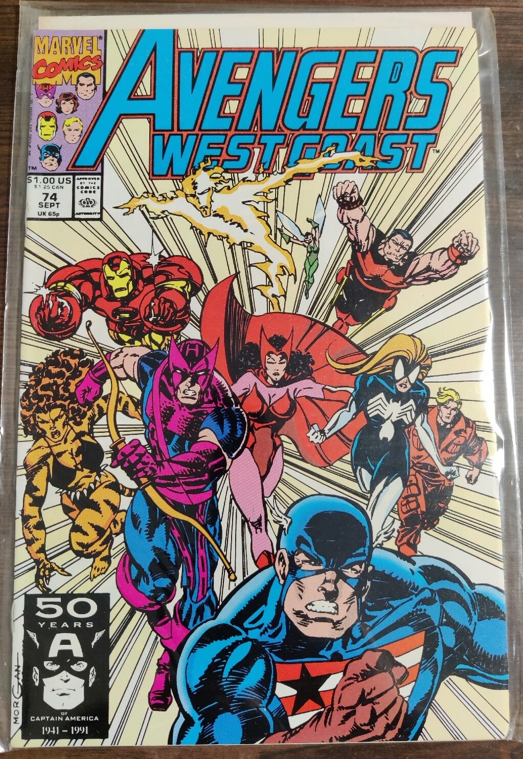 Avengers West Coast #74 settembre 1991 Marvel Comics Vintage 