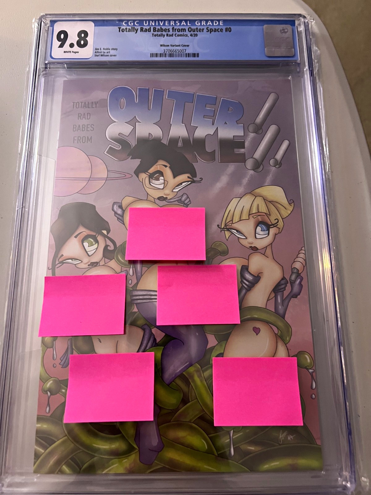 Totally Rad Babes From Outer Space #0 CGC 9.8 Totally Rad Comics