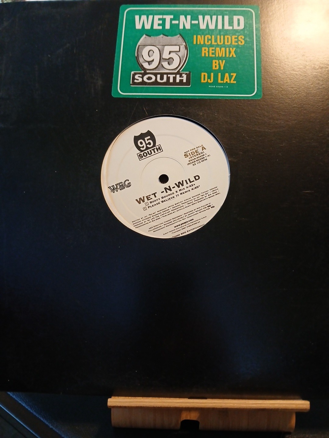 Wet-N-Wild Booty Bounce Remix DJ LAZ Hip Hop Rap 2000 Vinyl Record LP
