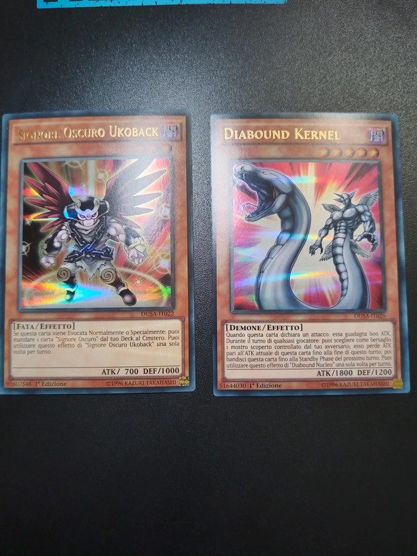 Yugioh 2 carte.