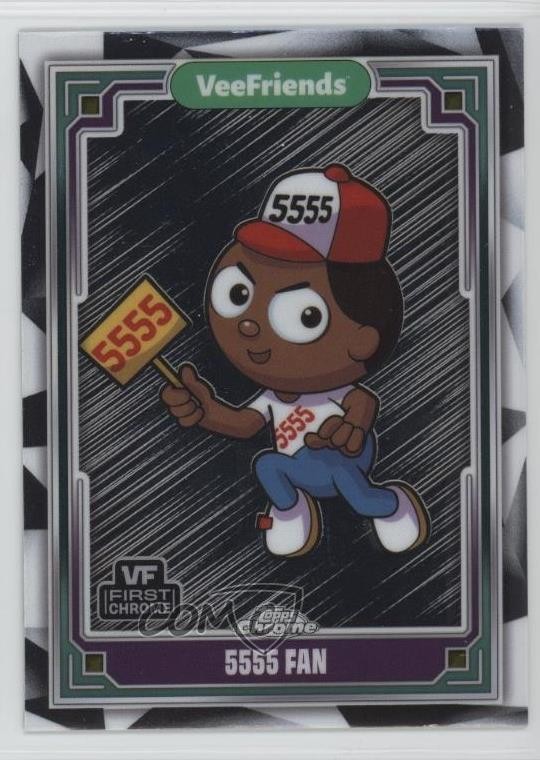 2025 Topps Chrome VeeFriends 5555 Fan #1 w2a