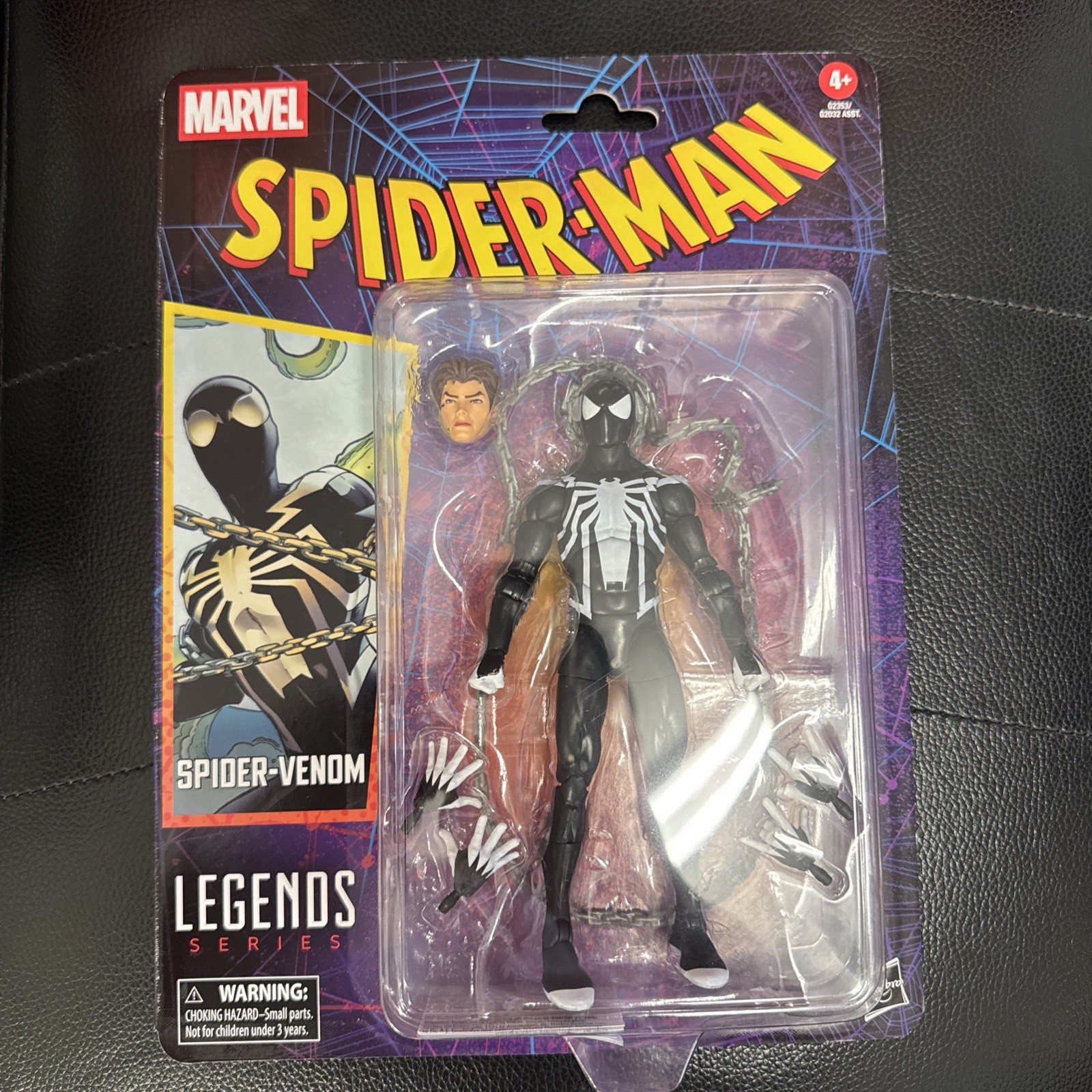 Marvel Legends Series Modellino Spider-Venom Retro Cardback 6 pollici