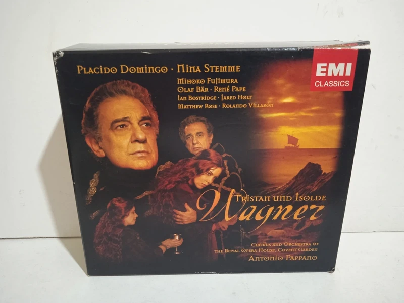 Wagner / Placido Domingo - Tristan Und Isolde - 3 x CD + Libro -2005 - Falta DVD