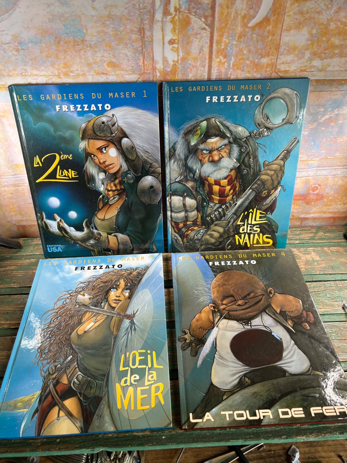 Les Gardiens du Maser Tomes 1 à 4 Frezzato EO BD SF Éditions USA Lot TBE