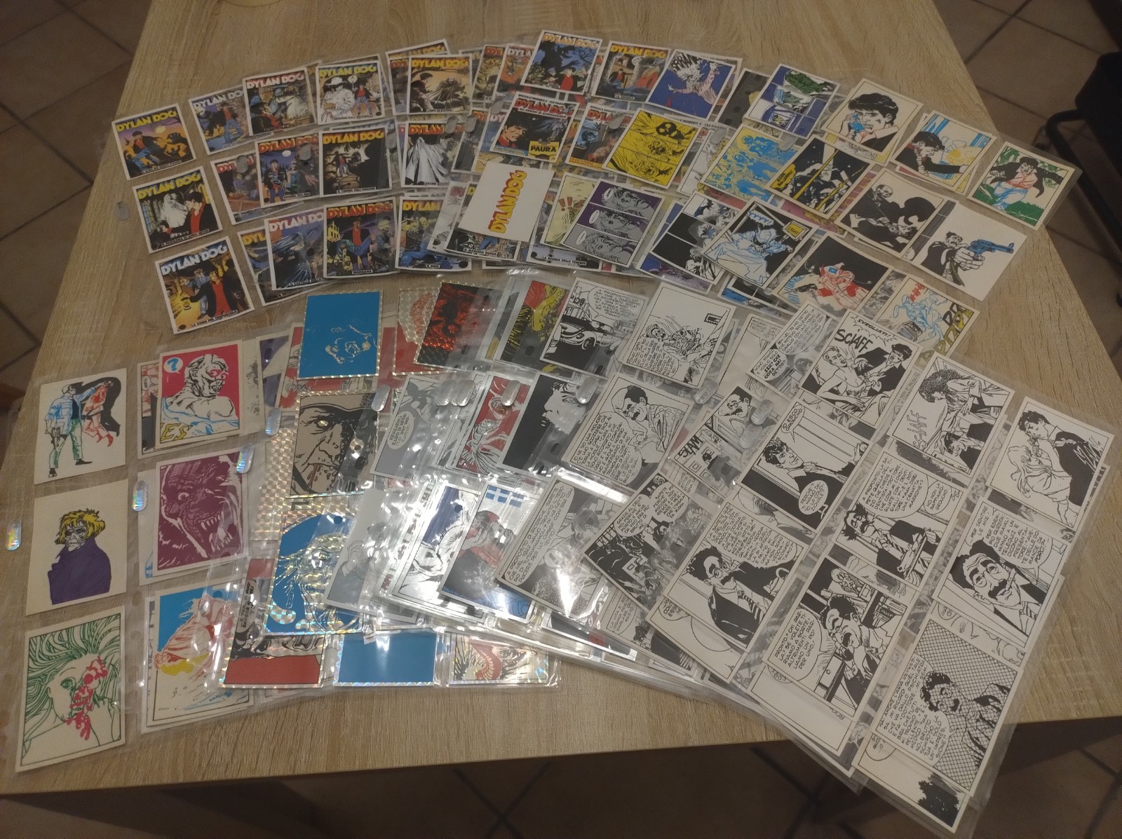 Dylan Dog - collezione completa 224 Stickers - 1991 - figurine, adesivi - 1^ Ed.