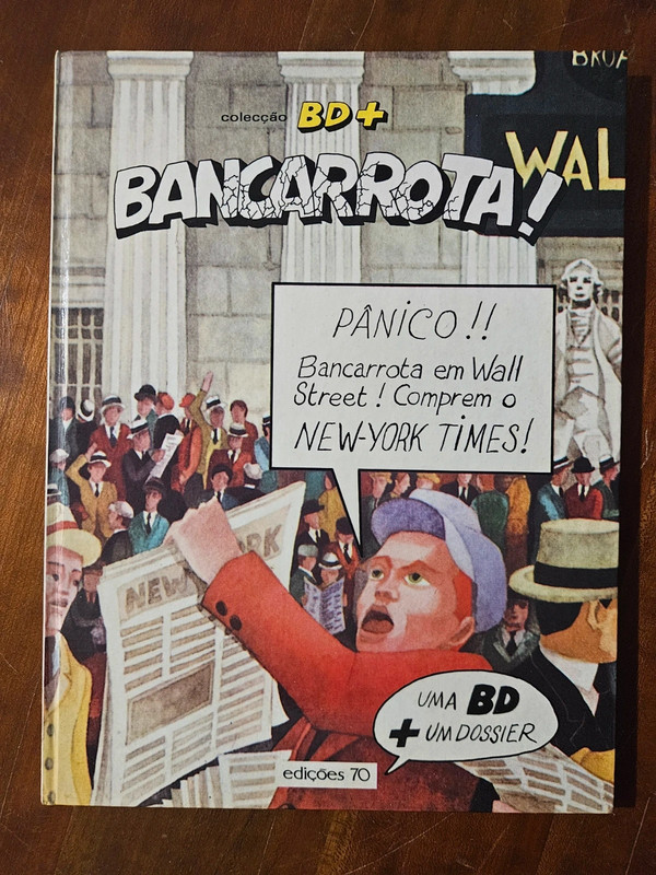 BD Bancarrota! Os Comerciantes - Capa Dura (Edições 70)