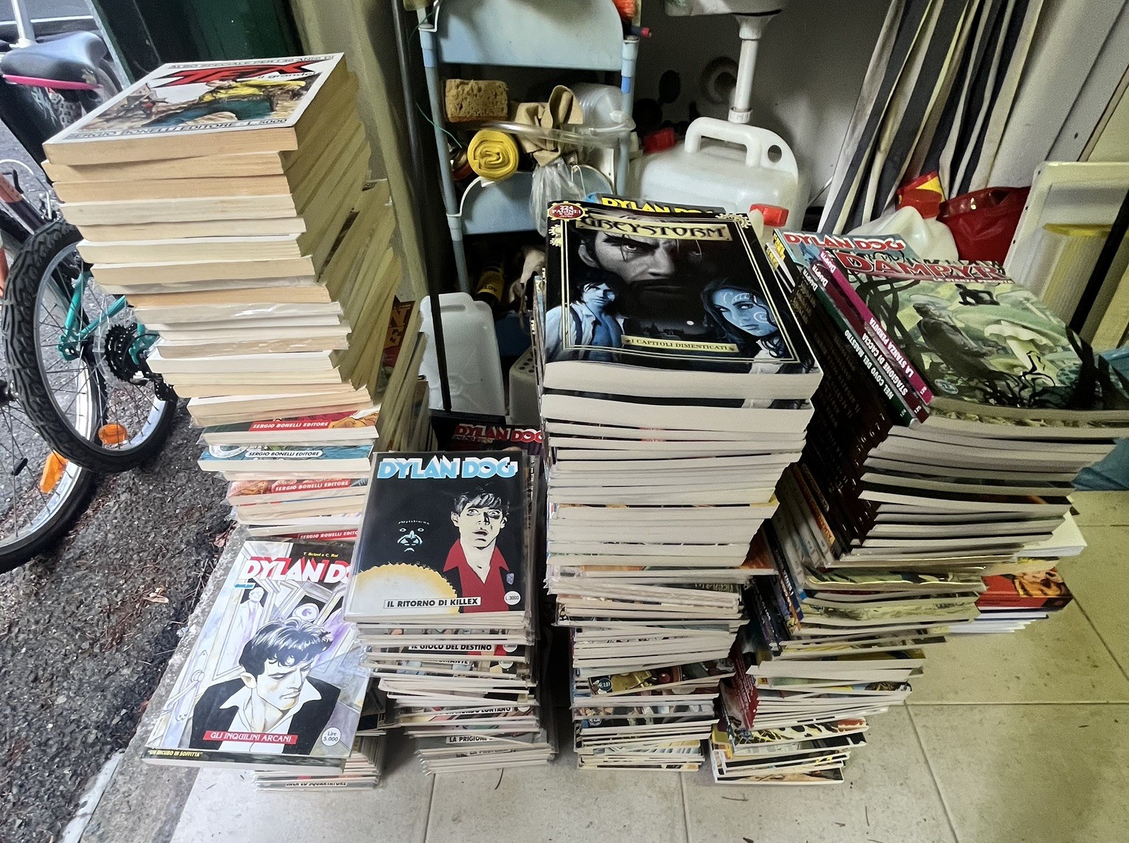 Blocco Fumetti Vari Bonelli  Tex Dylan Dog Brad Barron  Dampyr Cartonati 