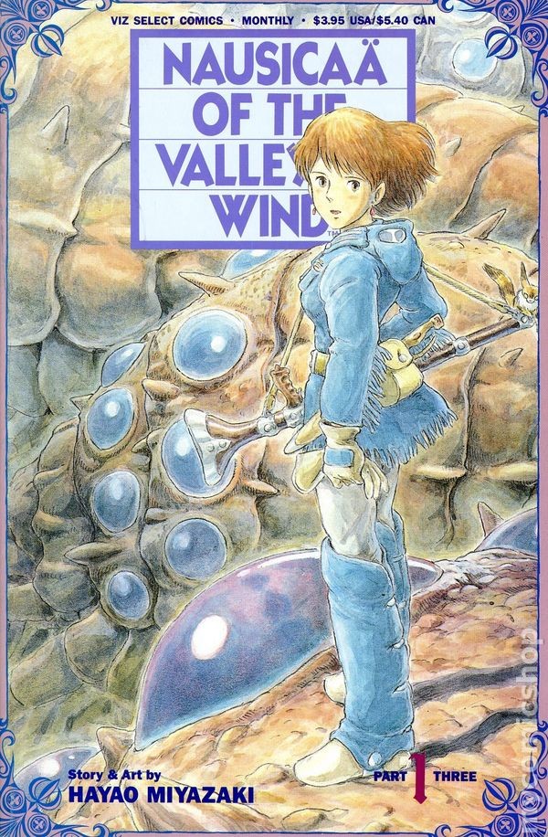 Nausicaa della Valle del Vento Parte 3 #1 VF 8.0 1993 Immagine Stock