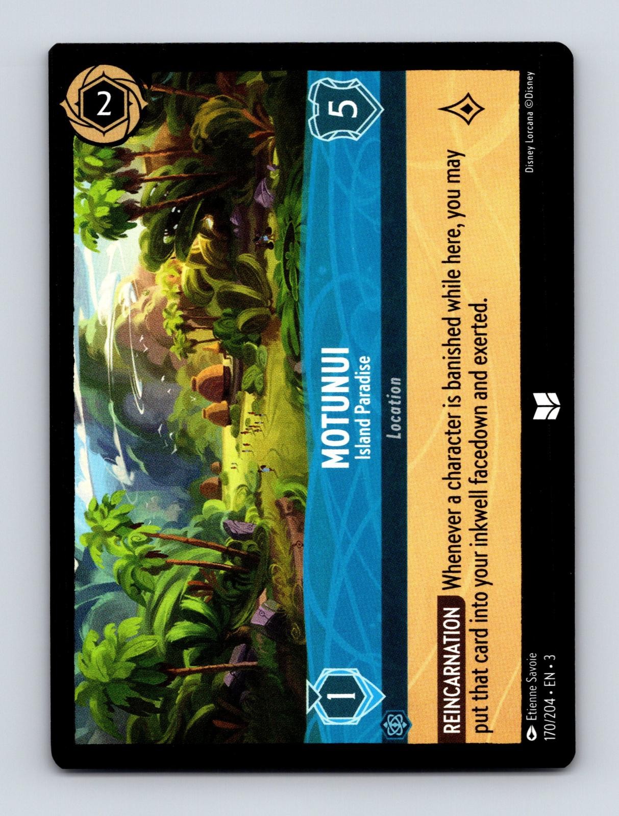 MOTUNUI - ISLAND PARADISE 170/204 NON COMUNE NELLE INCHIOSTRI LORCANA NM