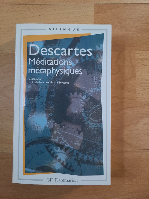 Livre Méditations métaphysiques Descartes