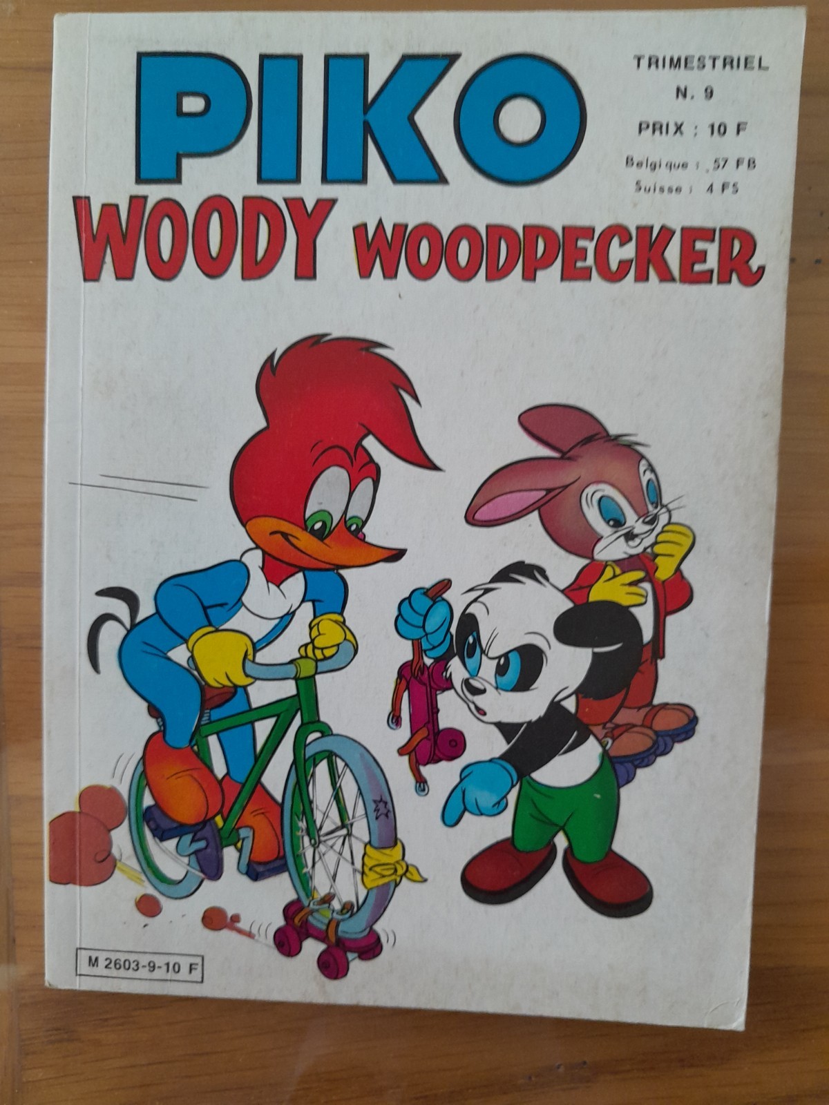 PIKO WOODY WOODPECKER    N°09     SAGEDITION    1983     TBE