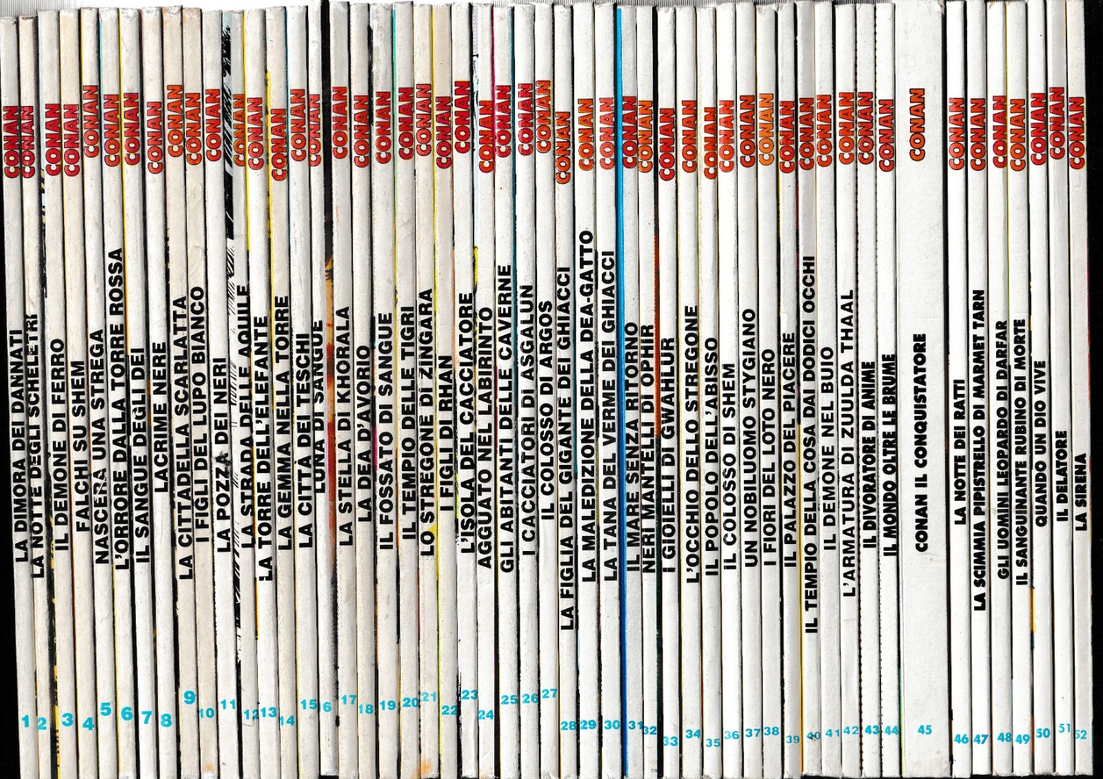 conan la spada selvaggia 1/88 completa edicola mai letti