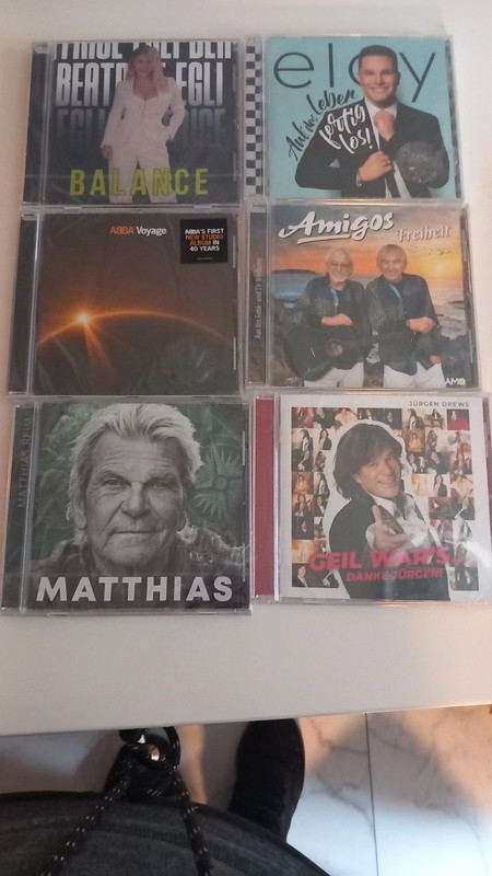 Neue verschweiste CDs