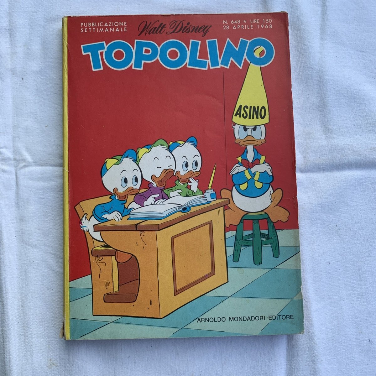 TOPOLINO N° 648 - 28 APRILE 1968 - VEDERE FOTOGRAFIE